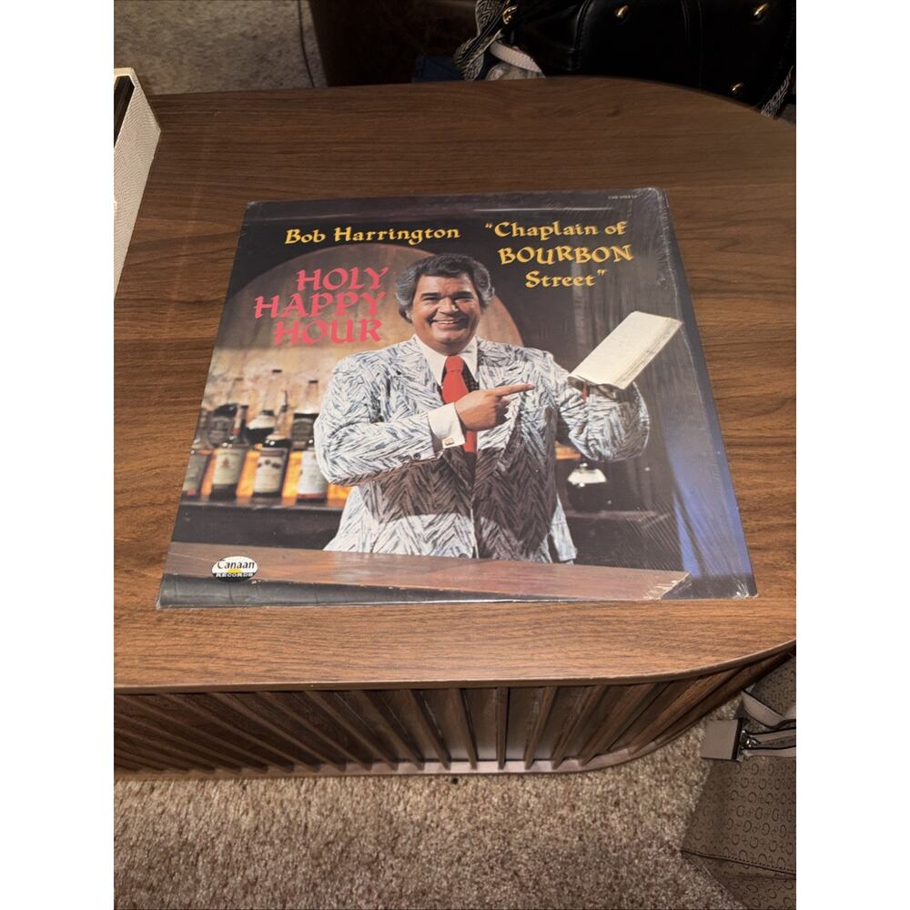 Bob Harrington Chaplain of Bourbon Street Holy Happy Hour LP Canaan CAS 9744